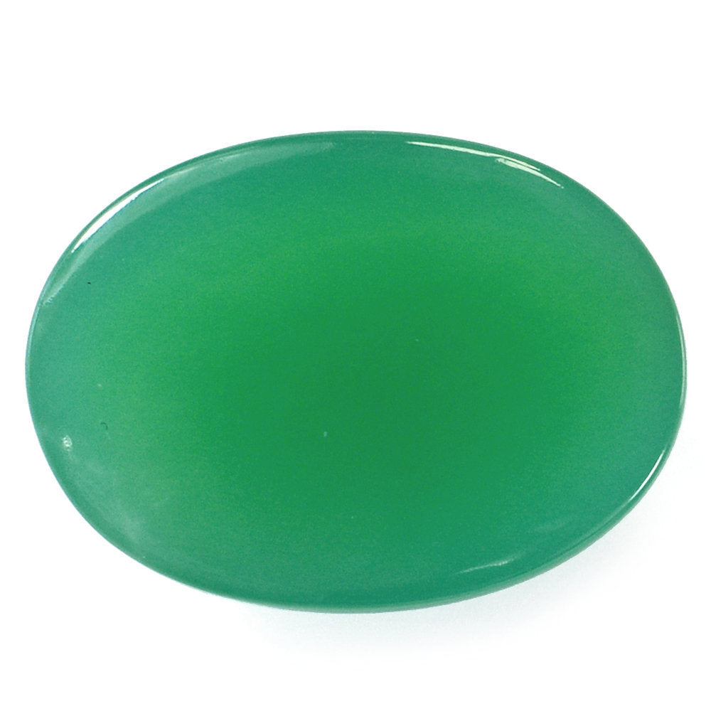 CHRYSOPRASE OVAL CAB 22X16MM 24.80 Cts.