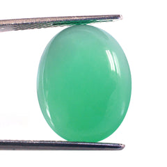 CHRYSOPRASE OVAL CAB 19.50X15.50MM 13.30 Cts.