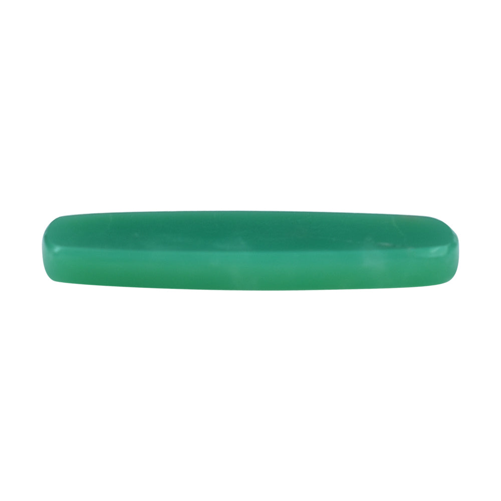 CHRYSOPRASE CUSHION PLATES 22X10MM 5.43 Cts.