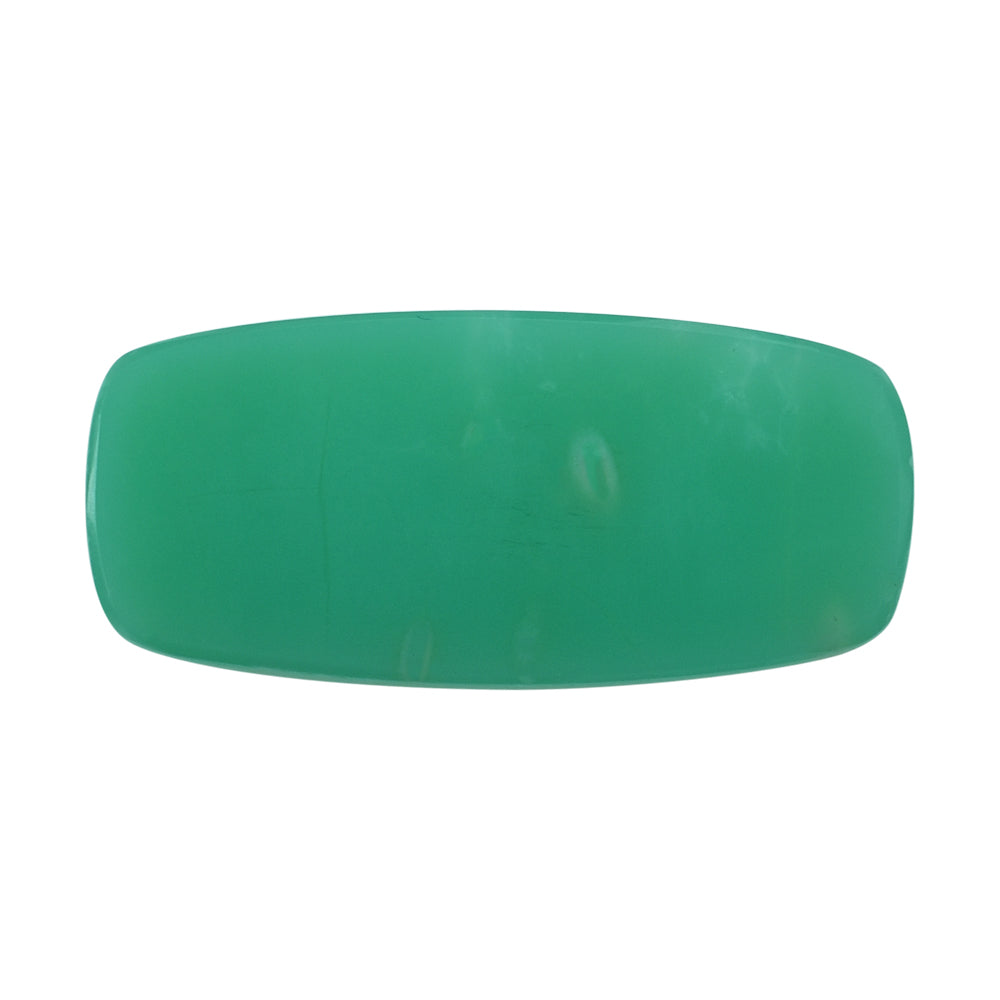CHRYSOPRASE CUSHION PLATES 22X10MM 5.43 Cts.