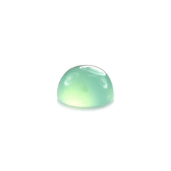 CHRYSOPRASE PLAIN ROUND CAB (A/CLEAN) (SEMI-MILKY) 5X5MM 0.56 Cts.