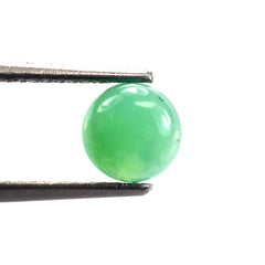 CHRYSOPRASE PLAIN ROUND CAB (AAA/CLEAN) (OPAQUE) 6X6MM 1.00 Cts.