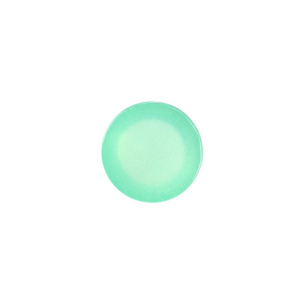 CHRYSOPRASE PLAIN ROUND CAB (A/SEMI-MILKY) (CLEAN) 5X5MM 0.56 Cts.