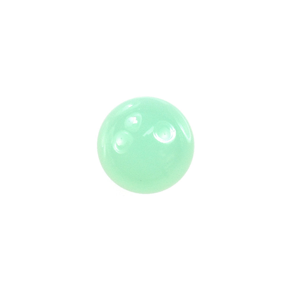 CHRYSOPRASE PLAIN ROUND CAB (A/CLEAN) (OPAQUE) 5X5MM 0.55 Cts.