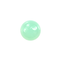 CHRYSOPRASE PLAIN ROUND CAB (A/CLEAN) (OPAQUE) 5X5MM 0.55 Cts.