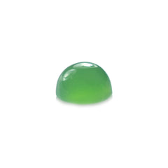 CHRYSOPRASE PLAIN ROUND CAB (AA/CELAN) (OPAQUE) 4.50X4.50MM 0.40 Cts.