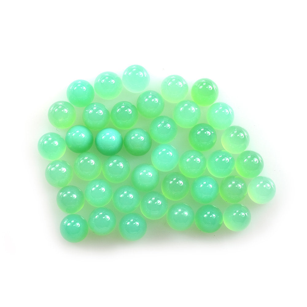 CHRYSOPRASE PLAIN HIGHDOME ROUND CAB (AA/CLEAN) (OPAQUE) 6X6MM 1.33 Cts.