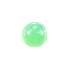 CHRYSOPRASE PLAIN ROUND CAB (AA/CLEAN) (OPAQUE) 5X5MM 0.57 Cts.