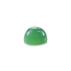 CHRYSOPRASE PLAIN ROUND CAB (AAA/DARK/CLEAN) 4.50X4.50MM 0.52 Cts.