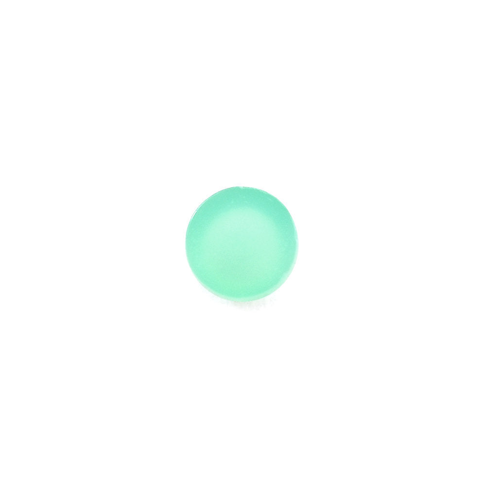 CHRYSOPRASE PLAIN ROUND CAB (AAA) (SEMI-MILKY) 3X3MM 0.15 Cts.