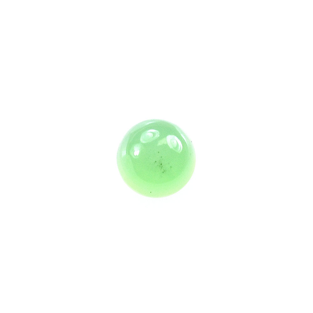 CHRYSOPRASE PLAIN ROUND CAB (AA/OPAQUE) (CLEAN) 3X3MM 0.15 Cts.