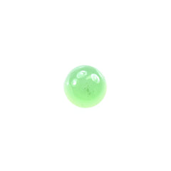 CHRYSOPRASE PLAIN ROUND CAB (AA/OPAQUE) (CLEAN) 3X3MM 0.15 Cts.