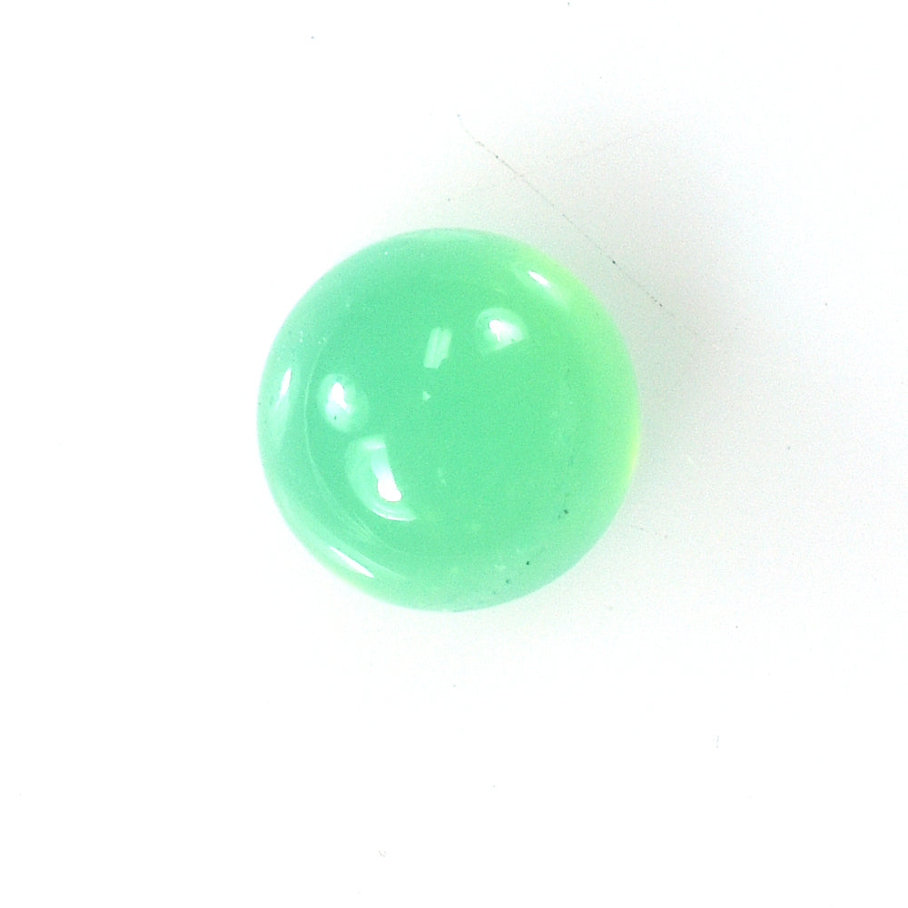 CHRYSOPRASE PLAIN ROUND CAB (AA) (SEMI MILKY) (SI) 5.00 MM 0.57 CTS