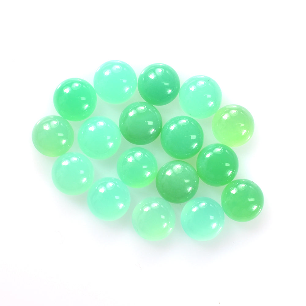 CHRYSOPRASE PLAIN ROUND CAB (GREEN) (AA/OPAQUE) 5.00X5.00 MM 0.44 CTS