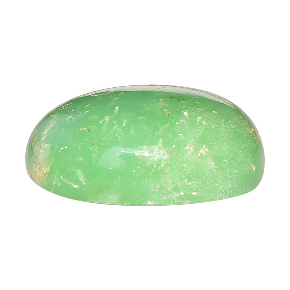 CHRYSOPRASE UNEVEN CAB 26X21MM 36.73 Cts.