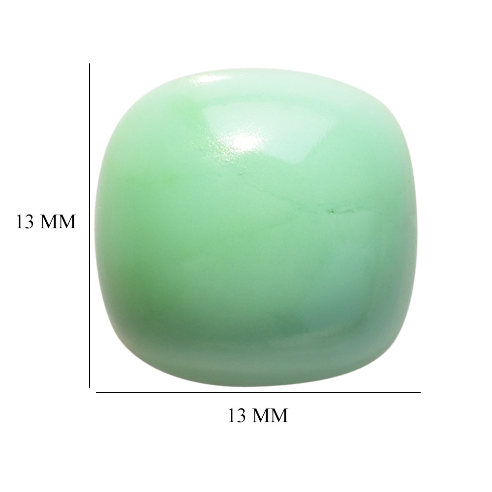CHRYSOPRASE CUSHION CAB 13MM 8.35 Cts.