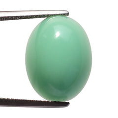CHRYSOPRASE OVAL CAB 20X15MM 14.52 Cts.