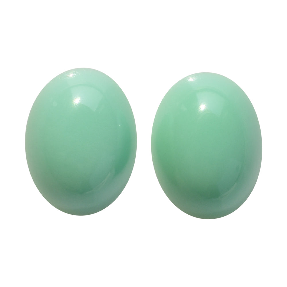 CHRYSOPRASE OVAL CAB 20X15MM 14.52 Cts.