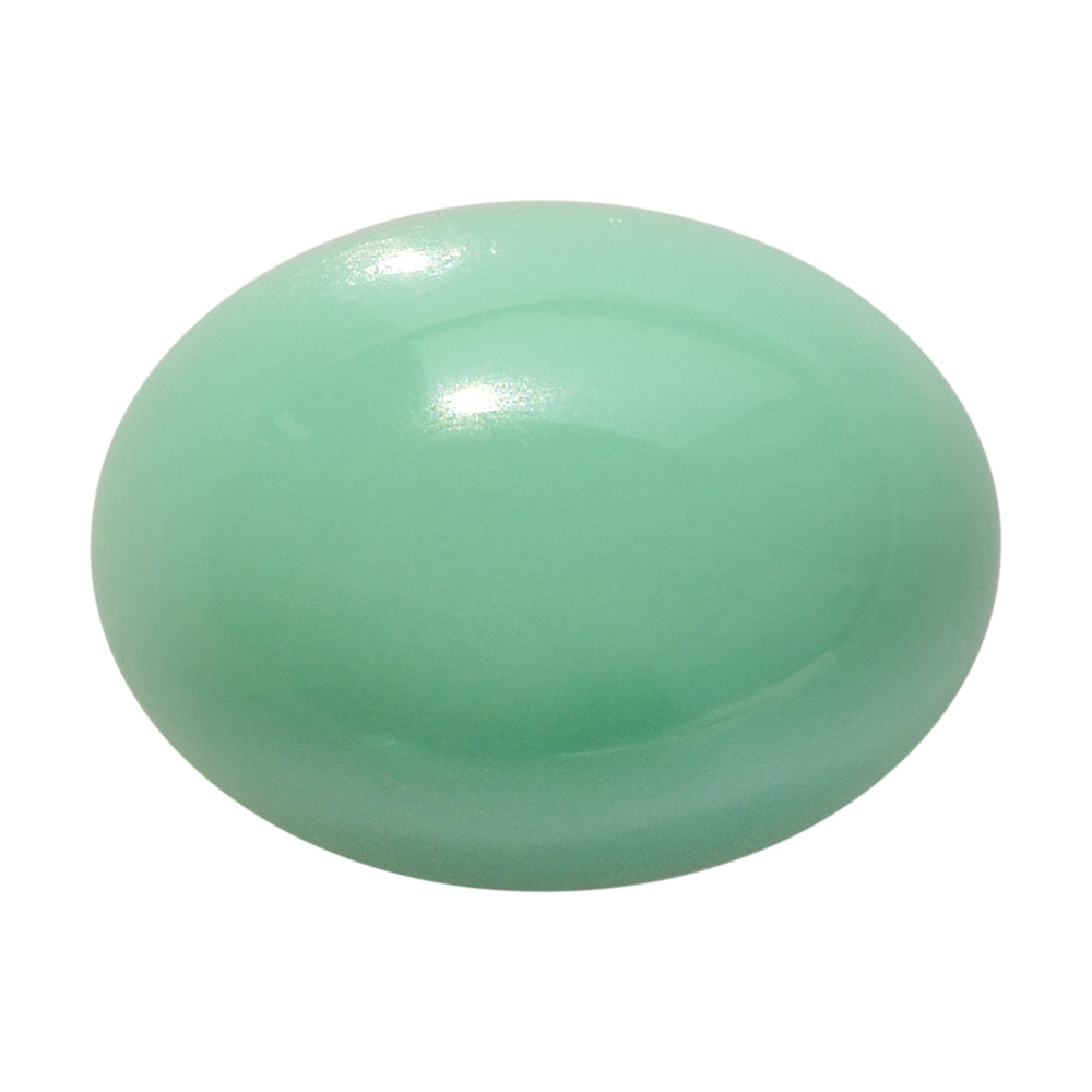 CHRYSOPRASE OVAL CAB 20X15MM 14.52 Cts.