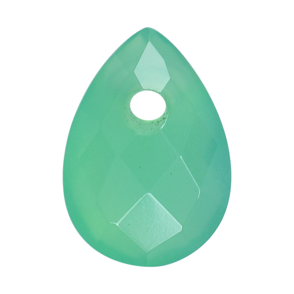 CHRYSOPRASE BRIOLETTE PEAR (FULL DRILL) 7X5MM 0.71 Cts.
