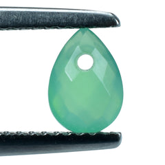 CHRYSOPRASE BRIOLETTE PEAR (FULL DRILL) 7X5MM 0.71 Cts.