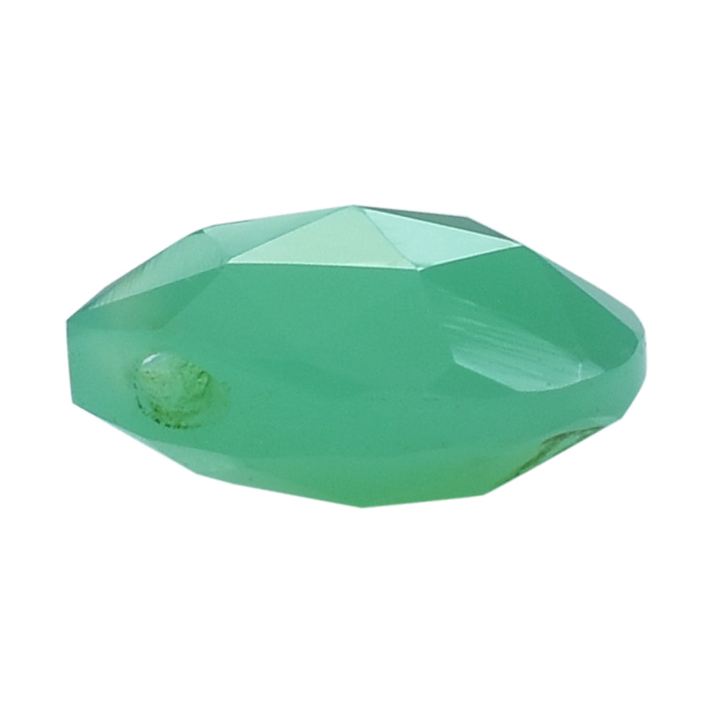 CHRYSOPRASE ROSE CUT BRIOLETTE HEART (FULL DRILL) 10MM 2.89 Cts.