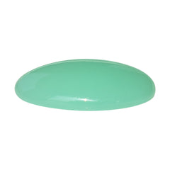 NATURAL CHRYSOPRASE FLAT OVAL CAB 20X15MM 10.90 Cts.