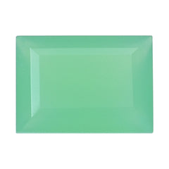 CHRYSOPRASE CUT BAGUETTE 7X5MM 0.91 Cts.