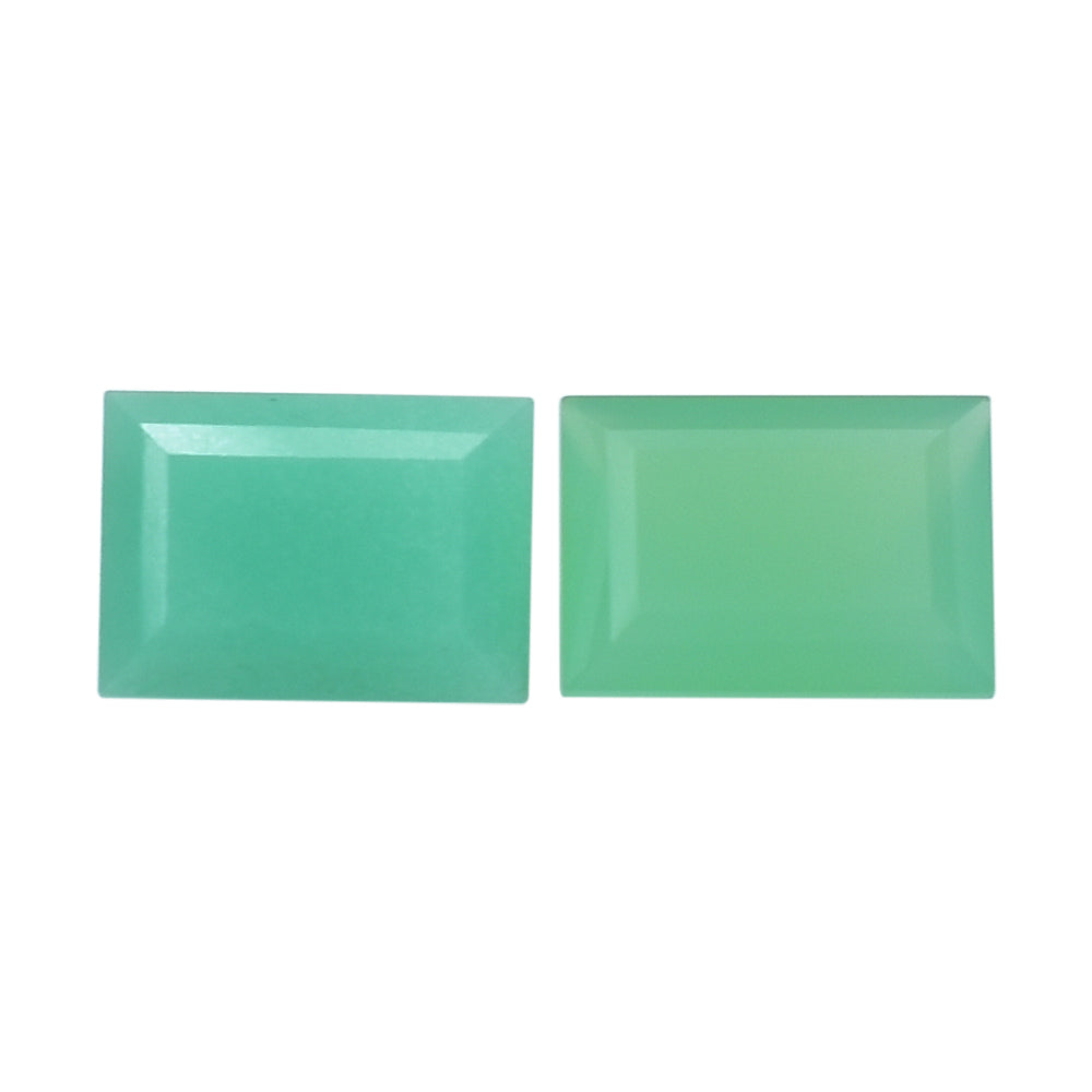 CHRYSOPRASE CUT BAGUETTE 7X5MM 0.91 Cts.