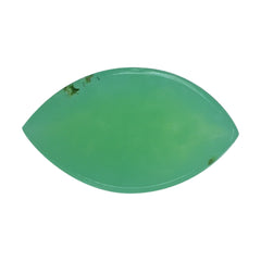 NATURAL CHRYSOPRASE ROSE CUT MARQUISE CAB 10X5.80MM 1.15 Cts.
