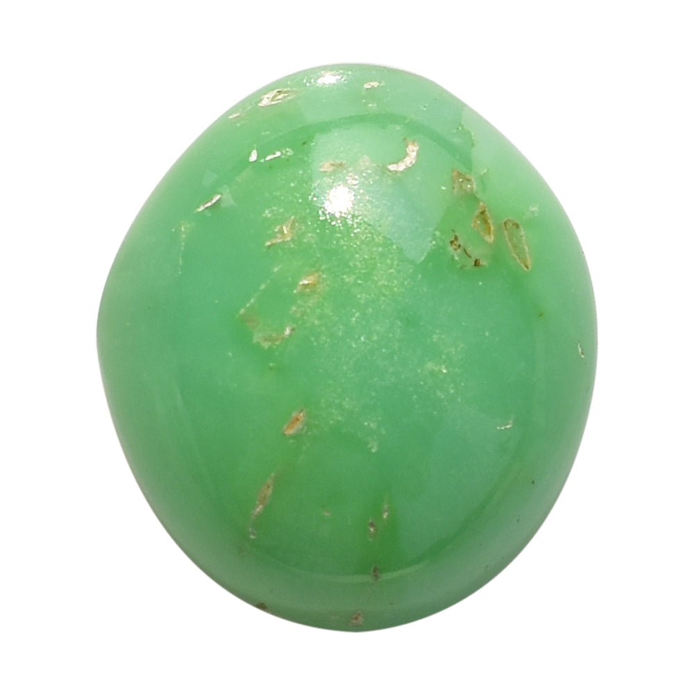 CHRYSOPRASE UNEVEN CAB FOR RING SMALL 11.84 Cts.