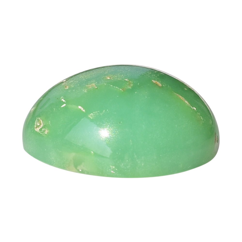 CHRYSOPRASE UNEVEN CAB FOR RING SMALL 11.84 Cts.