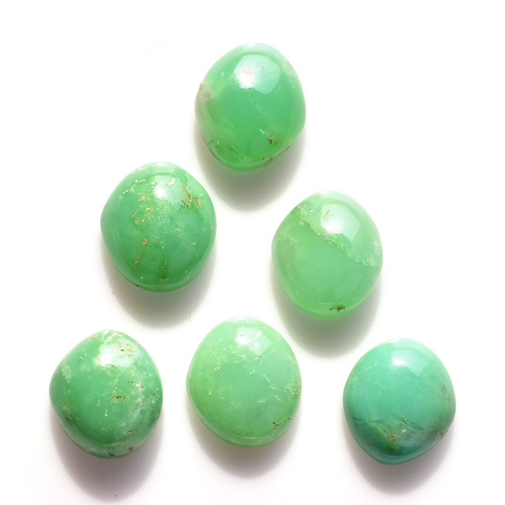 CHRYSOPRASE UNEVEN CAB FOR RING SMALL 11.84 Cts.