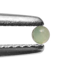 NATURAL CHRYSOPRASE ROUND CAB 2.00MM 0.06 Cts.
