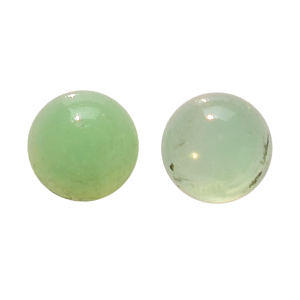 NATURAL CHRYSOPRASE ROUND CAB 2.00MM 0.06 Cts.