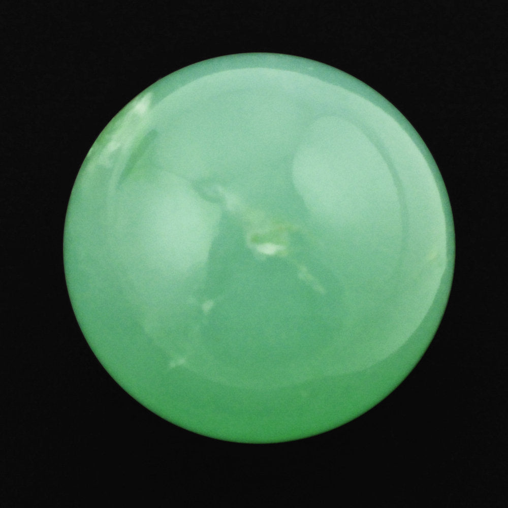 NATURAL MINT CHRYSOPRASE PLAIN BALLS 12MM 10.96 Cts.