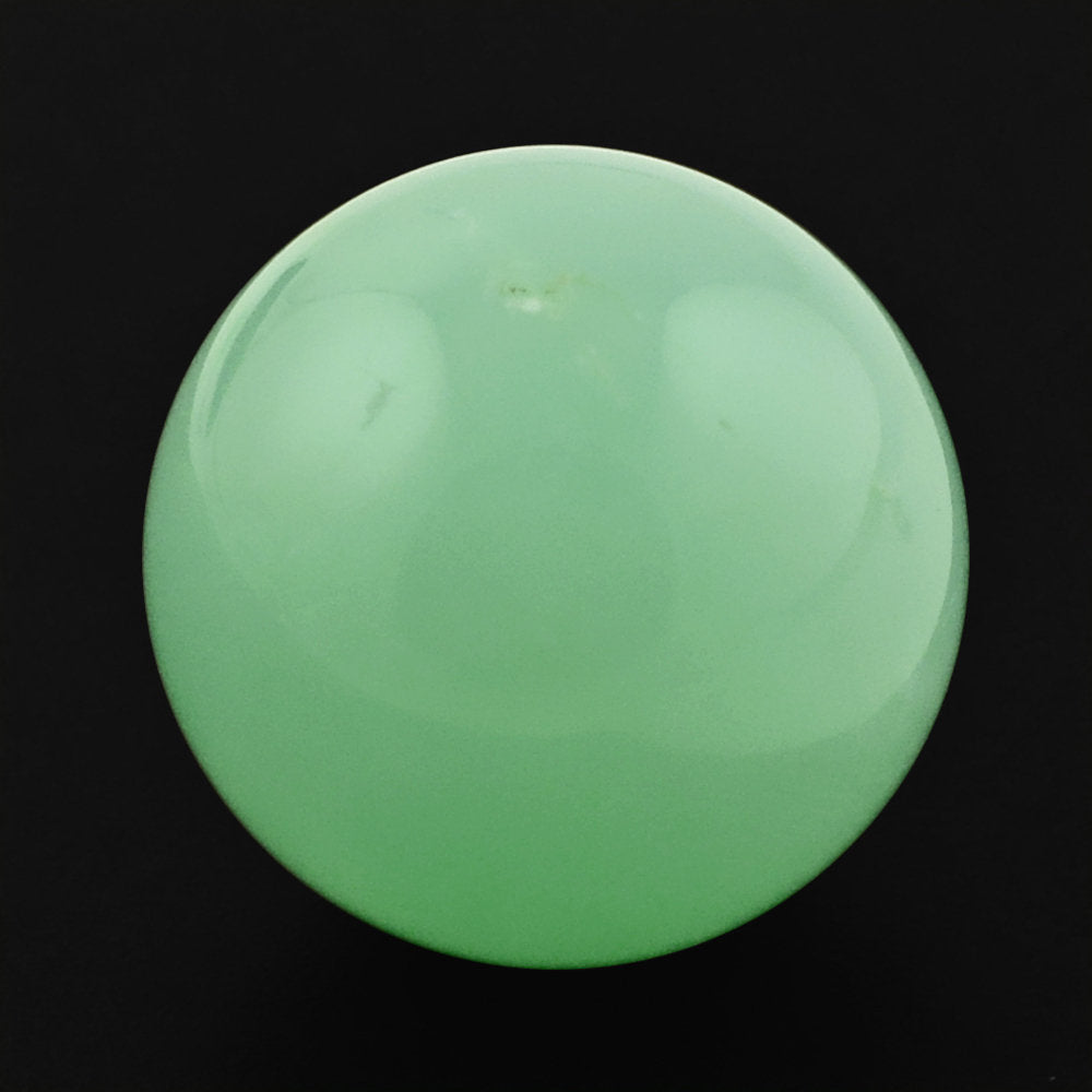 NATURAL MINT CHRYSOPRASE PLAIN BALLS 12MM 10.96 Cts.