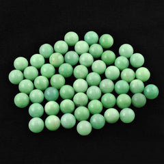 NATURAL MINT CHRYSOPRASE PLAIN BALLS 12MM 10.96 Cts.