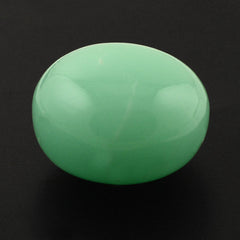 NATURAL MINT CHRYSOPRASE PLAIN ROUNDEL BEADS 13.50MM 11.41 Cts.