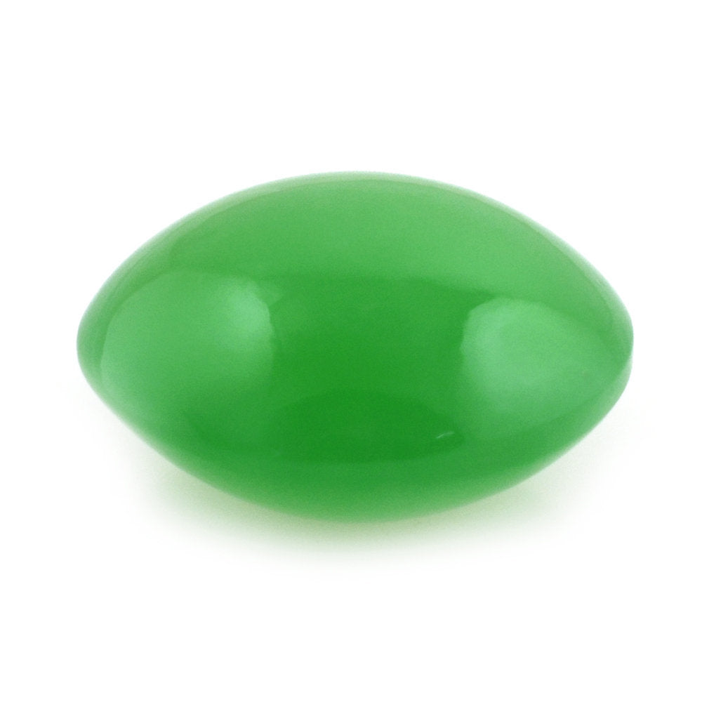 NATURAL CHRYSOPRASE LENTIL ROUND 10MM 3.33 Cts.