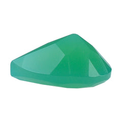 DYED CHRYSOPRASE CHALCEDONY CUT PEAR 7X5MM 0.63 Cts.