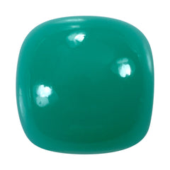 DYED CHRYSOPRASE CHALCEDONY CUSHION CAB 14MM 11.60 Cts.