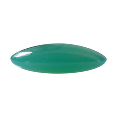 DYED CHRYSOPRASE CHALCEDONY LENTIL OVAL 16X12MM 6.38 Cts.