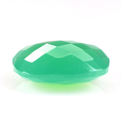 DYED CHRYSOPRASE CHALCEDONY BRIOLETTE CUSHION 16MM 11.28 Cts.