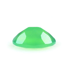 DYED CHRYSOPRASE CHALCEDONY CUT OVAL 7X5MM 0.7 Cts.