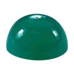 DYED CHRYSOPRASE CHALCEDONY ROUND CAB 13MM 9.60 Cts.