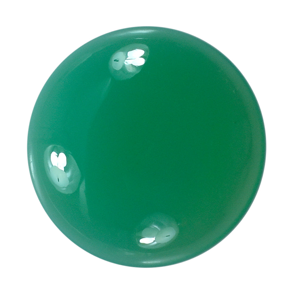 DYED CHRYSOPRASE CHALCEDONY ROUND CAB 13MM 4.50 Cts.