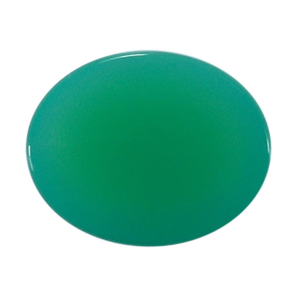 DYED CHRYSOPRASE CHALCEDONY OVAL CAB 10X8MM 2.75 Cts.