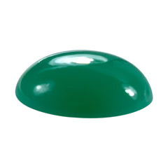 DYED CHRYSOPRASE CHALCEDONY ROUND CAB 12MM 4.25 Cts.