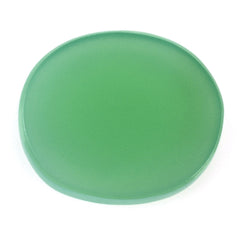 DYED CHRYSOPRASE CHALCEDONY PLAIN IRREGULAR OVAL PLATES 18.50X16MM 9.95 Cts.